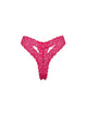 Karina Lace Thong - Pink Yarrow