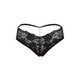 Pixie Pearl Lace Panty - Black
