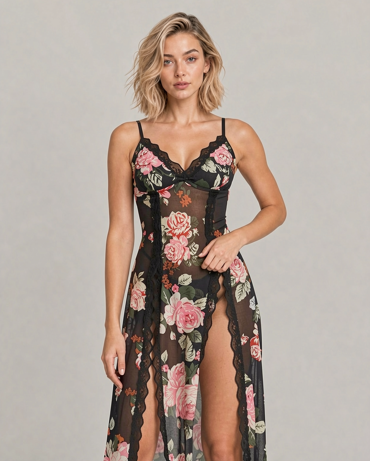 Black Floral