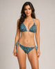 Sorella Leopard Halter Bikini Set - Blue