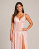 Serena Floral Lace Mesh Nightdress - Pink Floral