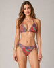 Naya Printed Halter Bikini Set - Red