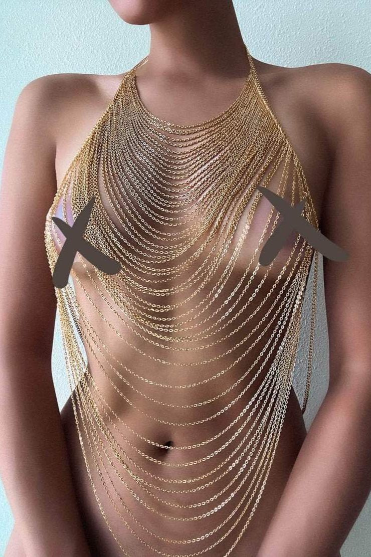 Celine Gold Body Chain
