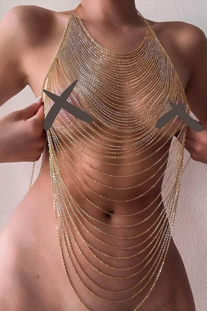 Celine Gold Body Chain