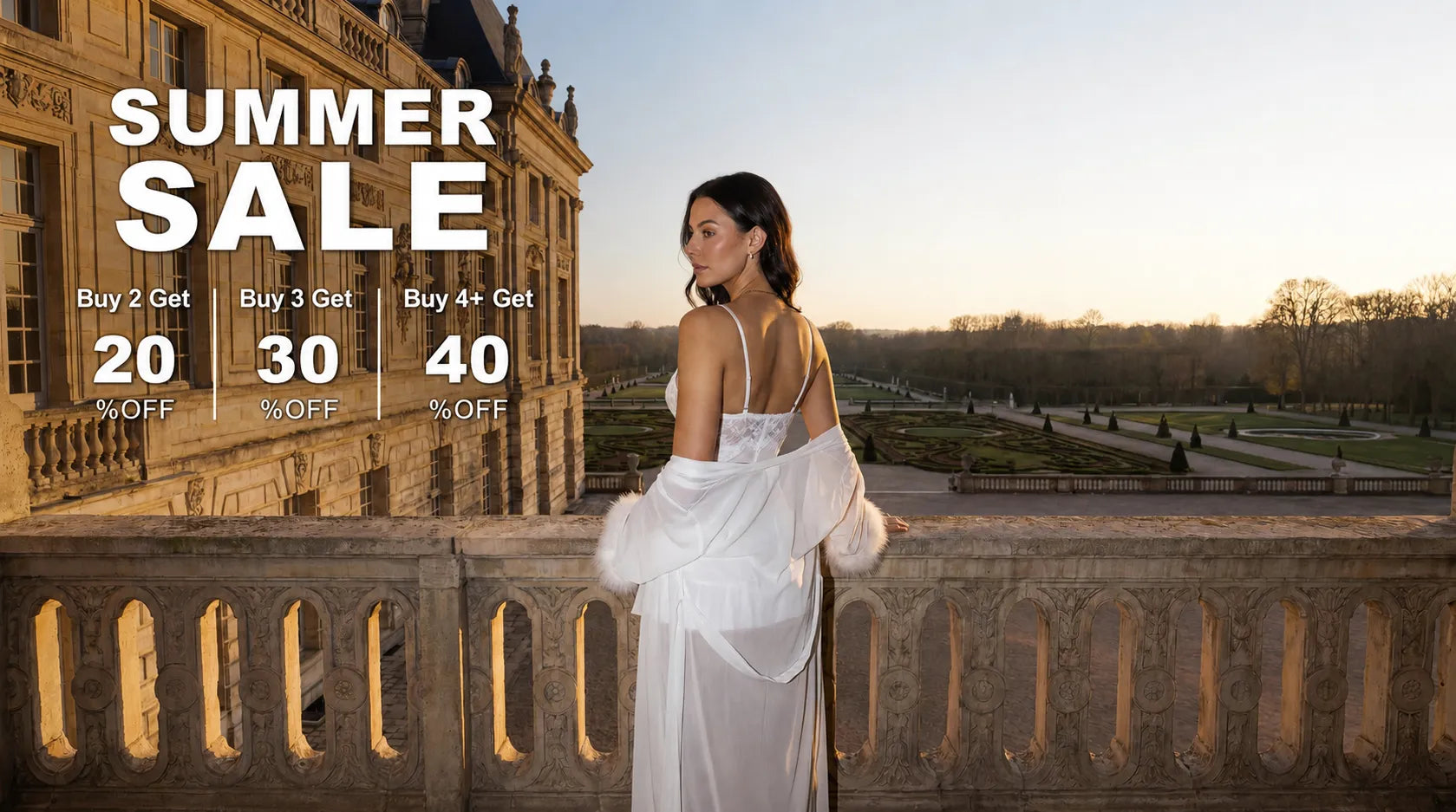 Summer sale lingerie banner